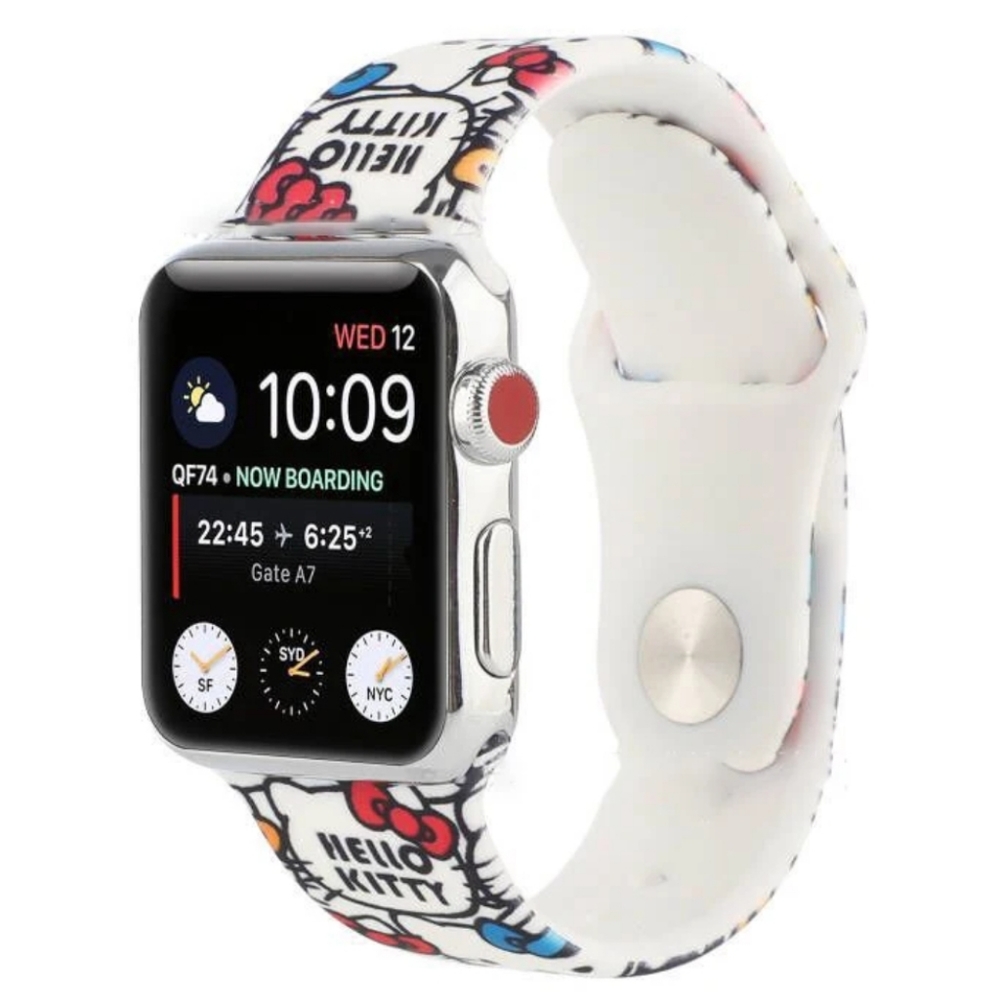 Brand new Apple watch band Hello Kitty Silicone smart watch bracelet